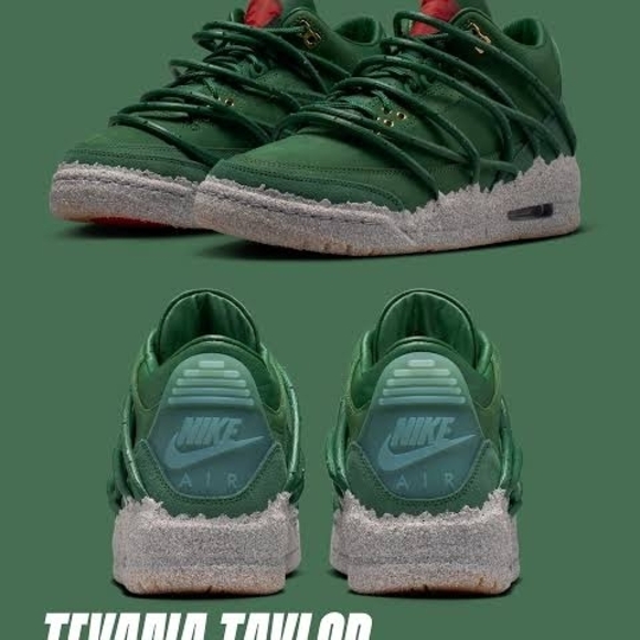 Signed Jordan 3 X Teyana Taylor Concrete Rose - Signed Box. Size 6 - Picture 2 of 9